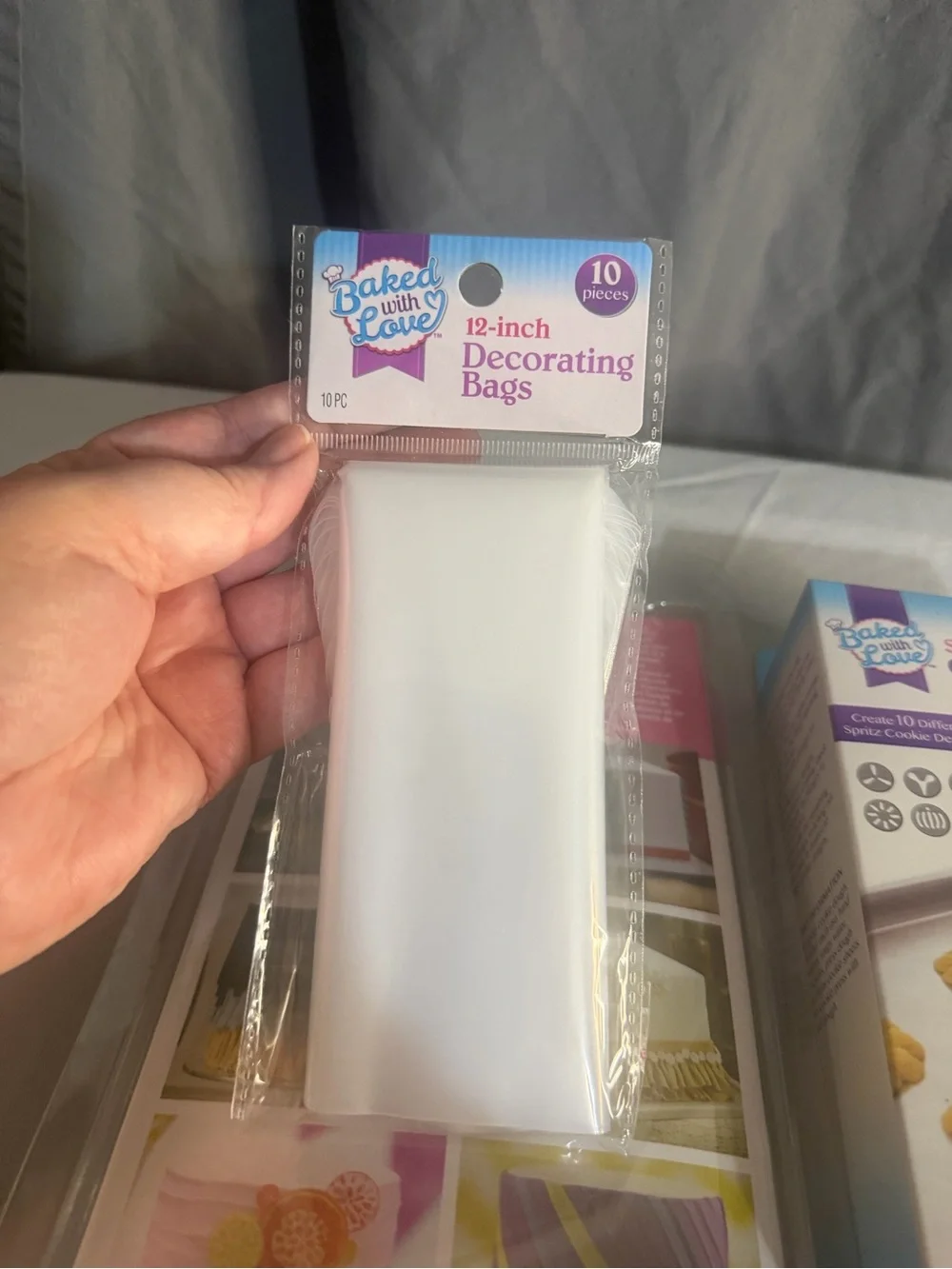 Wilton Fondant Decorating Kit and Baked with Love Cookie Press Bonus Bags